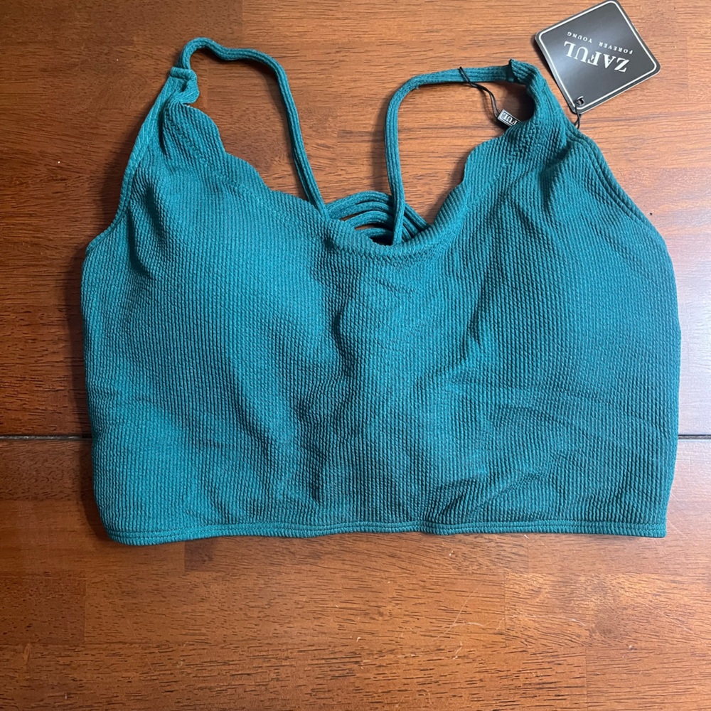 New - Teal High Waisted Bikini Set - Picture 3 of 9